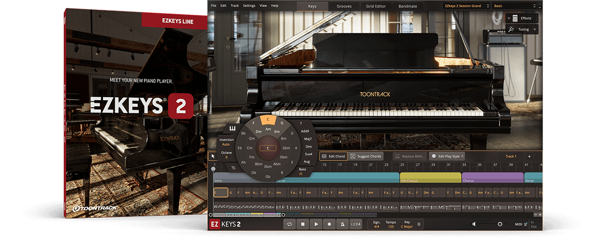 Toontrack EZkeys  2 & EZ Keys Core (Latest Full Version)